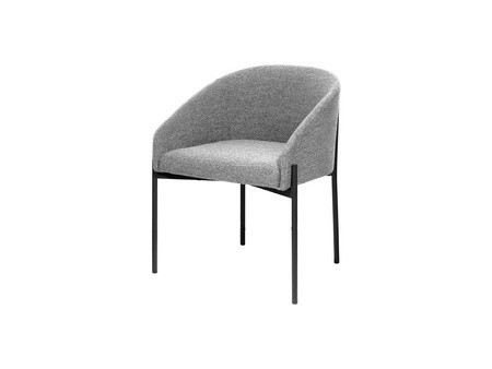 PAPERFLOW Fauteuil visiteur MILO, gris