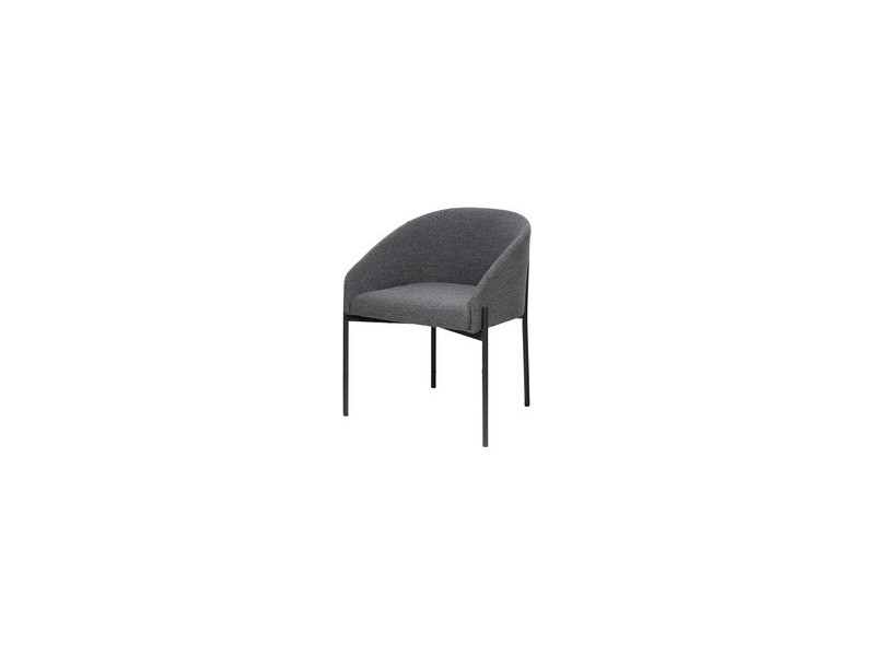 PAPERFLOW Fauteuil visiteur MILO, anthracite