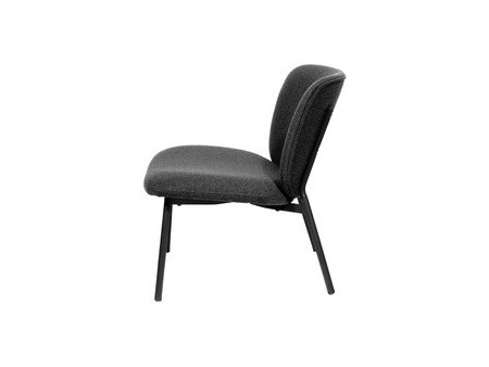 PAPERFLOW Fauteuil visiteur TWIST, noir