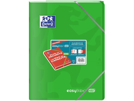 Oxford Cahier piqûre EasyBOOK MAX, 240 x 320 mm, assorti