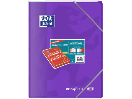 Oxford Cahier piqûre EasyBOOK MAX, 240 x 320 mm, assorti