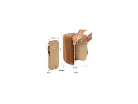 PAPERFLOW Tabouret pliable Flexistool, (H)420 mm, marron