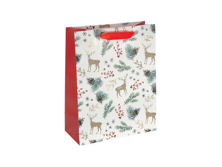 sigel Sac cadeau de Noël 'Christmas Motifs Watercolor' petit