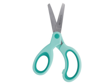 WESTCOTT Ciseaux Kids Softgrip, rond, 130 mm, turquoise