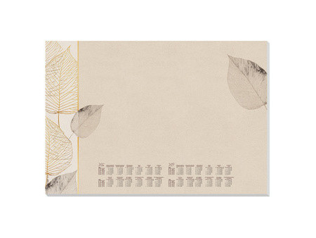 sigel Sous-main bloc papier 'Natural Leaves', 595 x 410 mm