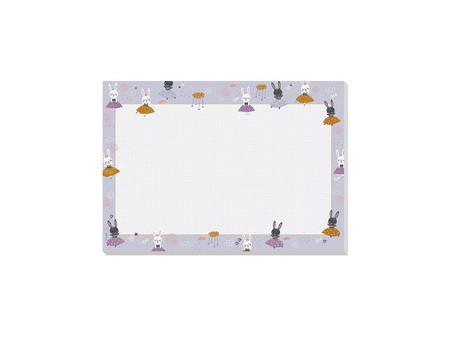 sigel Sous-main bloc papier 'Bunny Ballerinas', 420 x 297 mm