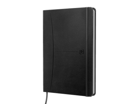 Oxford Carnet de notes Signature, A5, quadrillé, noir