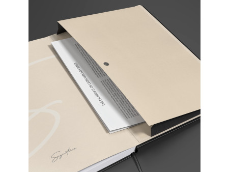 Oxford Carnet de notes Signature, A5, ligné, noir