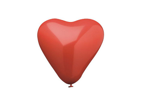 PAPSTAR Ballon de baudruche 'Heart', grand, rouge