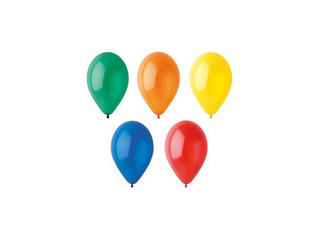 PAPSTAR Ballon de baudruche 'Crystal', couleurs assorties