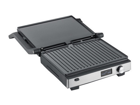 SEVERIN Grill électrique 3 en 1 SEVINI Flex, argent/noir
