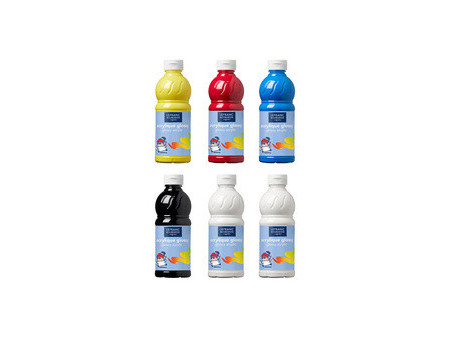 LEFRANC & BOURGEOIS acrylique Glossy, 500 ml, noir