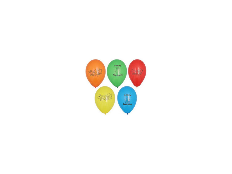 PAPSTAR Ballon de baudruche 'Happy Birthday', assorti