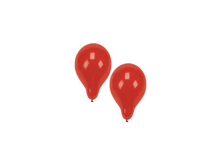 PAPSTAR Ballon de baudruche, diamètre: 250 mm, rouge