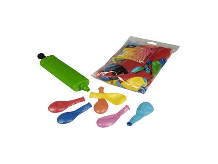 PAPSTAR Ballon de baudruche, incl. pompe, assorti