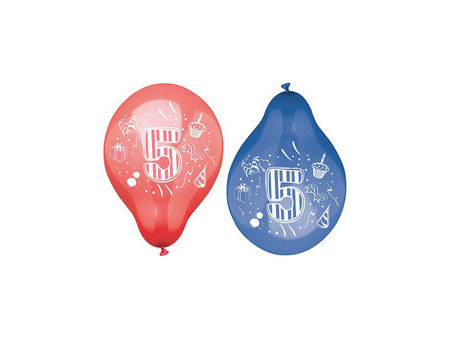 PAPSTAR Ballon de baudruche '3', rond, assorti