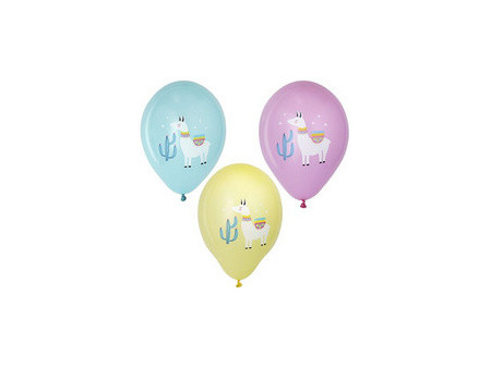 PAPSTAR Ballon de baudruche 'Lama', couleurs assorties
