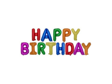 PAPSTAR Set de ballons en film 'Happy Birthday'