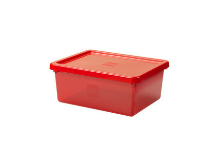 LEGO Boîte de tri et de rangement SORT & STORE MEDIUM, rouge