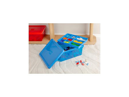 LEGO Boîte de tri et de rangement SORT & STORE MEDIUM, bleu