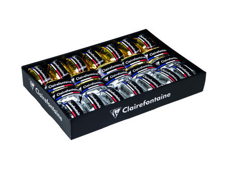 Clairefontaine Bobine de ruban, assorti en or & argent