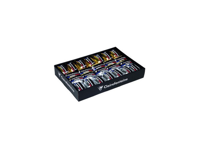 Clairefontaine Bobine de ruban, assorti en or & argent