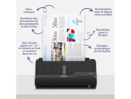 EPSON WorkForce ES-C320W Scanner 30ppm