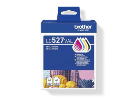 BROTHER Value pack CMYK up to 1 x 1 3 LC527VAL