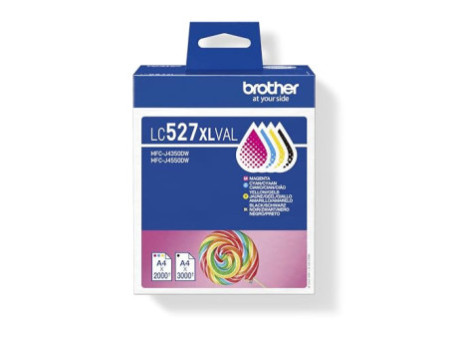 BROTHER Value pack high yield CMYK LC527XLVAL