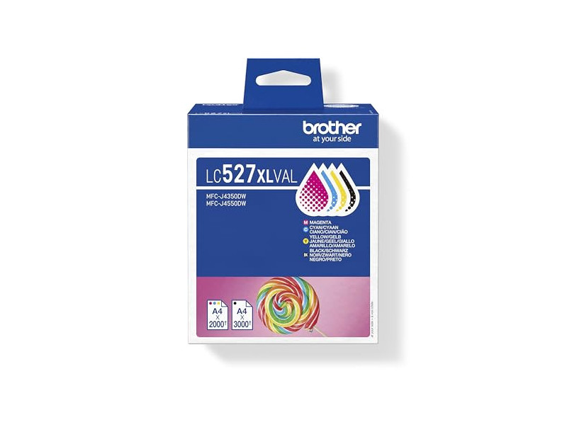 BROTHER Value pack high yield CMYK LC527XLVAL