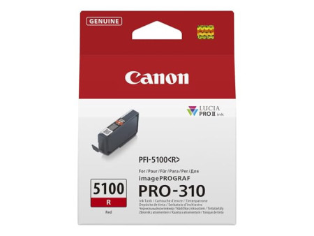 CANON PFI-5100 SERIES Red ink tank