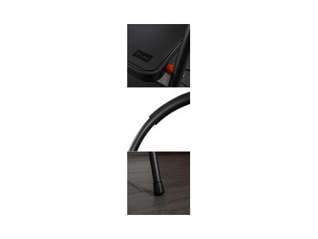 Bradas Escabeau pliable en acier, 2 niveaux, noir