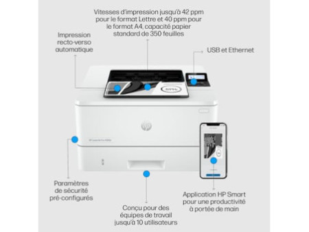 HP LaserJet Pro 4002dn Printer