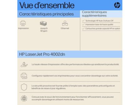 HP LaserJet Pro 4002dn Printer
