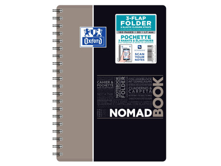 Oxford Etudiants Cahier 'NOMADBOOK', B5, ligné