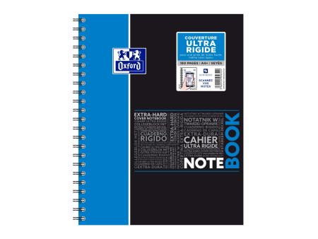 Oxford Etudiants Cahier à spirale 'NOTEBOOK', A4+, seyès