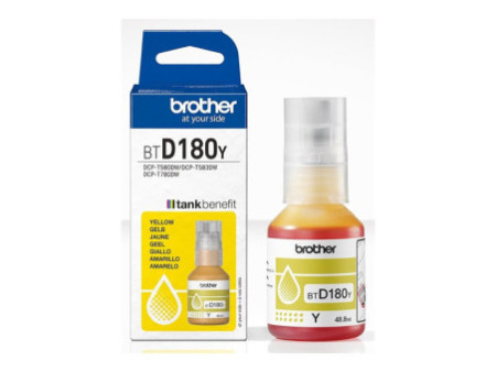BROTHER Yellow ink bottle yield