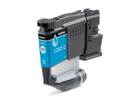 BROTHER Cyan ink cartridge yield LC521C