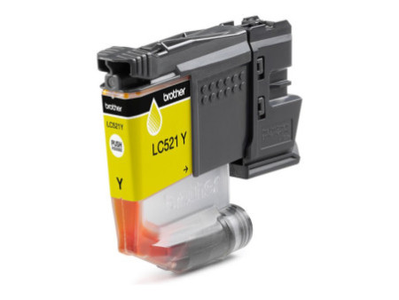 BROTHER Yellow ink cartridge yield LC521Y