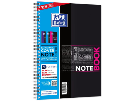 Oxford Etudiants Cahier à spirale 'NOTEBOOK', B5, ligné
