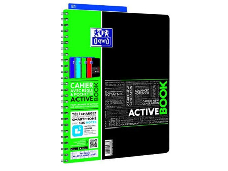 Oxford Etudiants Cahier 'ACTIVEBOOK', A4+, seyès