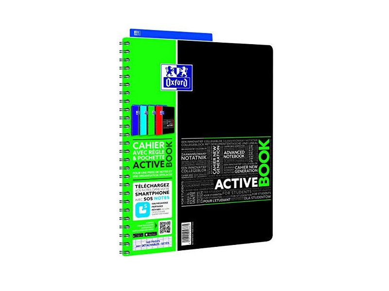 Oxford Etudiants Cahier 'ACTIVEBOOK', A4+, seyès