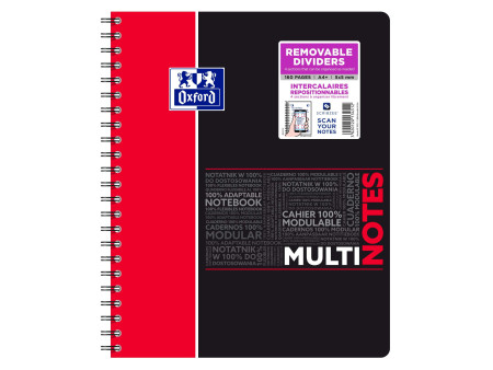 Oxford Etudiants Cahier 'MULTINOTES', A4+, quadrillé