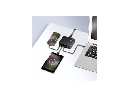 LogiLink Chargeur de bureau USB-C, 4 ports, GaN, 240 W