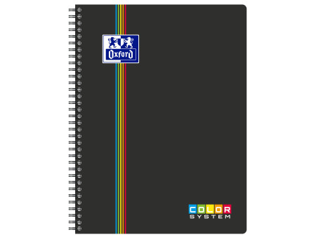 Oxford Cahier reliure intégrale COLOR SYSTEM, A4+, seyès