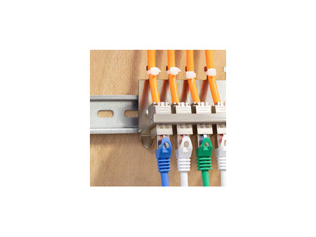 LogiLink Support de fixation pour 12 modules Keystone, inox