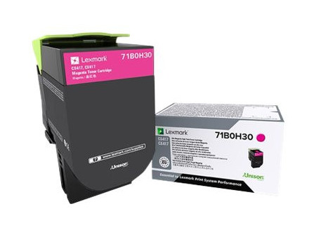 LEXMARK High Yield Magenta Toner Cartrid 71B0H30