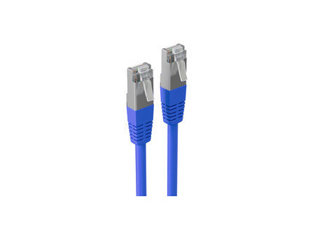 shiverpeaks Cable patch BASIC-S, cat. 6, S/FTP, 20 m, bleu