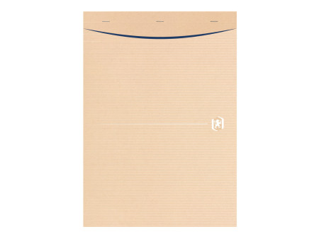 Oxford Bloc-notes Touareg, A4, quadrillé, 80 feuilles, Kraft