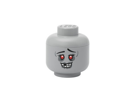 LEGO Boîte en forme de tête STORAGE HEAD HAPPY BOY, S, jaune